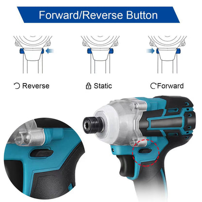 18V Cordless Impact Driver Fits Makita Battery