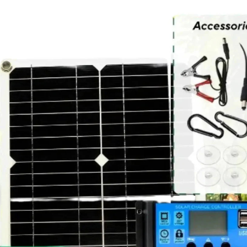 100W 12V Solar Panel Kit with Controller for RV's, caravans & Home (8 different types available)