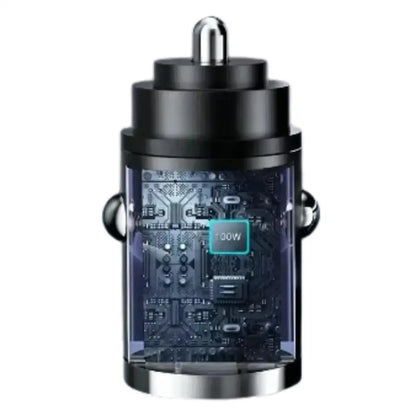 100W Mini USB-C Fast Car Charger Adapter