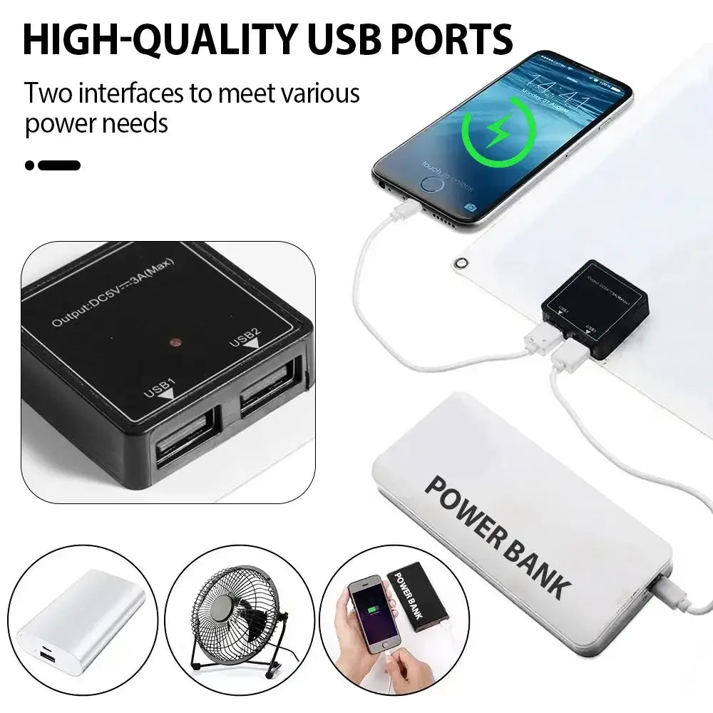100W Waterproof Solar Panel Charger