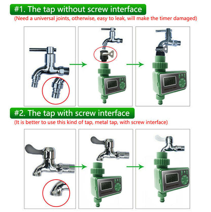 Automatic Water Timer Irrigation Controller Digital Watering Tap Timer Garden