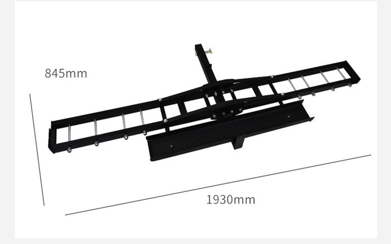 227kg Motorcycle Scooter Dirt Bike Carrier Hauler Hitch Mount Rack Ramp Anti Tilt