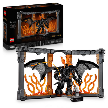 LEGO Icons: The Lord of the Rings Balrog Book Nook (10367)
