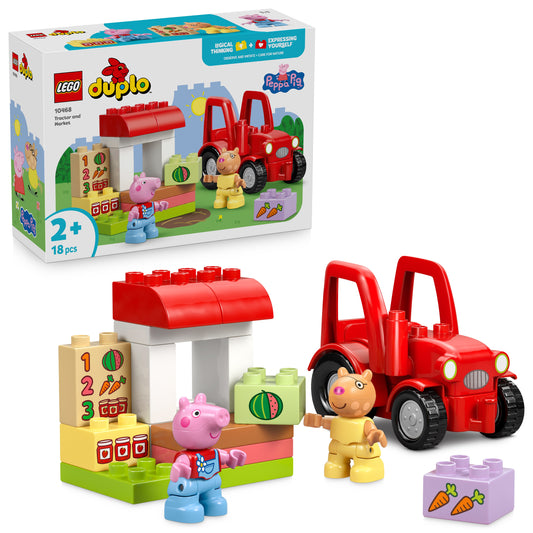 LEGO DUPLO: Peppa Pig Tractor and Market (10468)