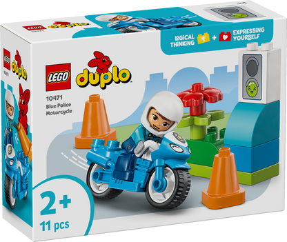 LEGO DUPLO: Town Blue Police Motorcycle (10471)