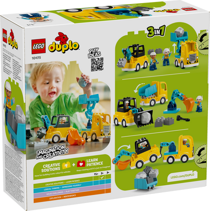 LEGO DUPLO: Town 3 in 1 Construction Vehicles (10475)
