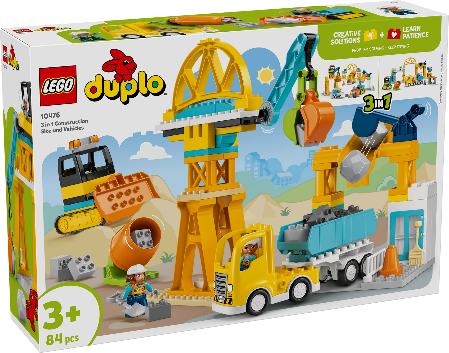 LEGO DUPLO: Town 3 in 1 Construction Site and Vehicles (10476)