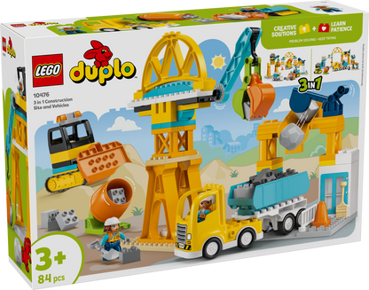 LEGO DUPLO: Town 3 in 1 Construction Site and Vehicles (10476)