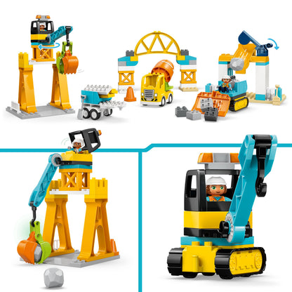 LEGO DUPLO: Town 3 in 1 Construction Site and Vehicles (10476)