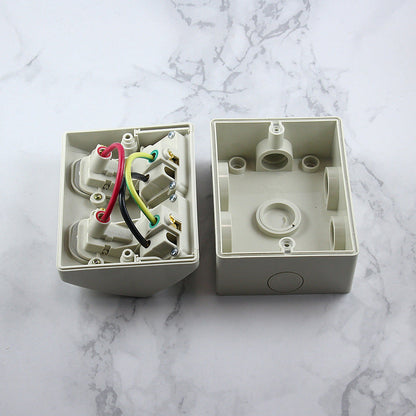 Weatherproof Double GPO Power Point Outlet 10Amp IP53 - salelink.co.nz