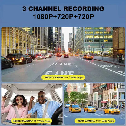 Dash Cam With Night Vision & Parking Monitor