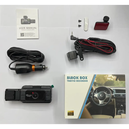 Dash Cam With Night Vision & Parking Monitor
