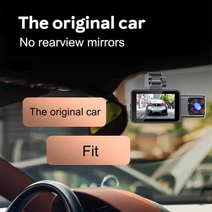 Dash Cam With Night Vision & Parking Monitor