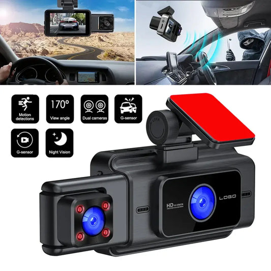 Dash Cam With Night Vision & Parking Monitor