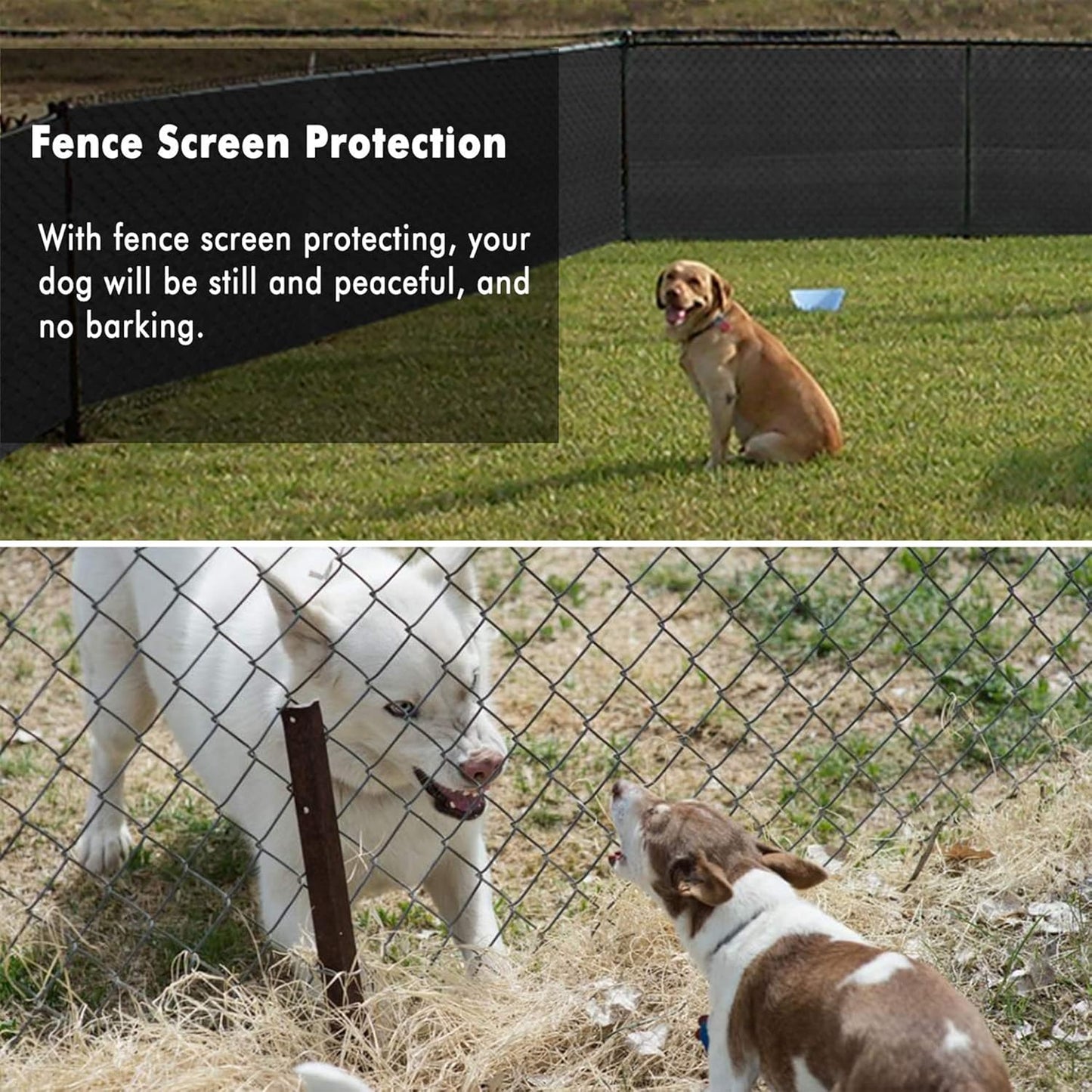 180GSM Privacy Fence Screen Black-1Mx7M