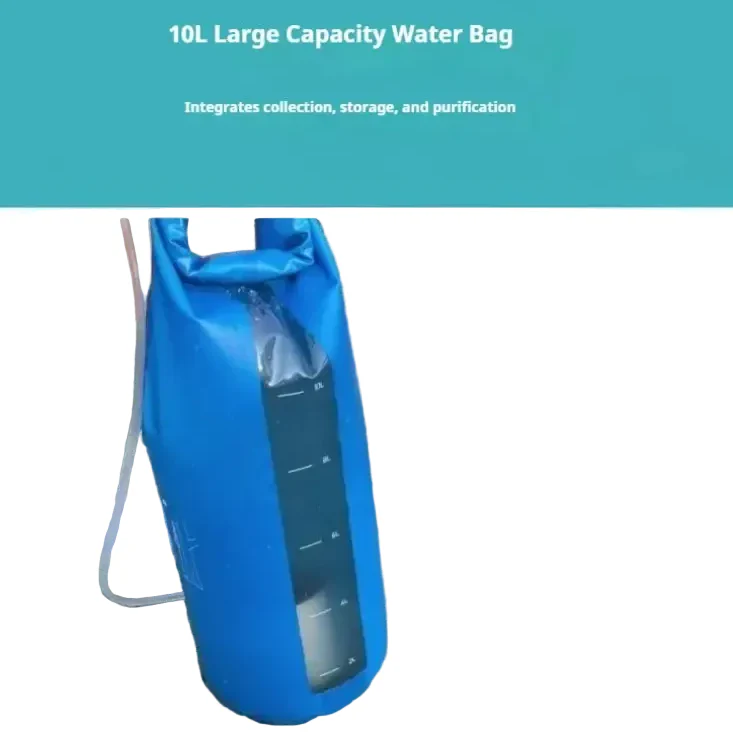 10L Gravity Water Filter Bag with 0.01μm Ultrafiltration