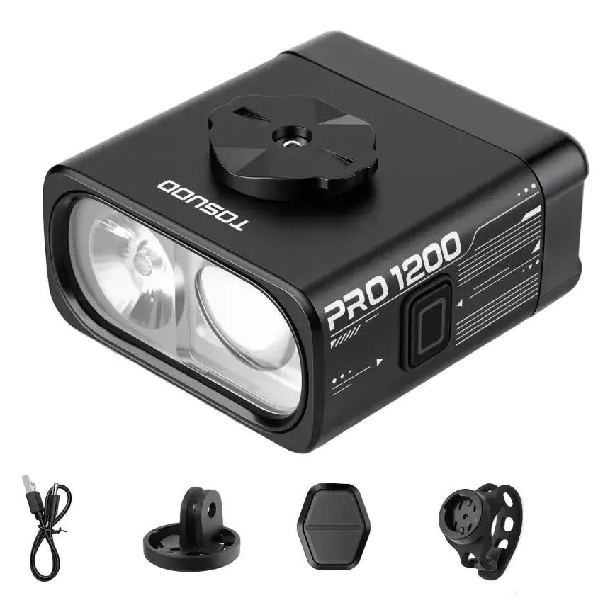 1200-Lumen Bicycle Front Beam Light