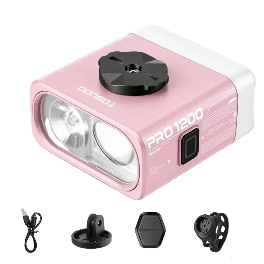 1200-Lumen Bicycle Front Beam Light