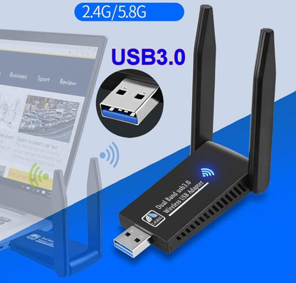 USB 3.0 WiFi Wireless Adapter Dongle