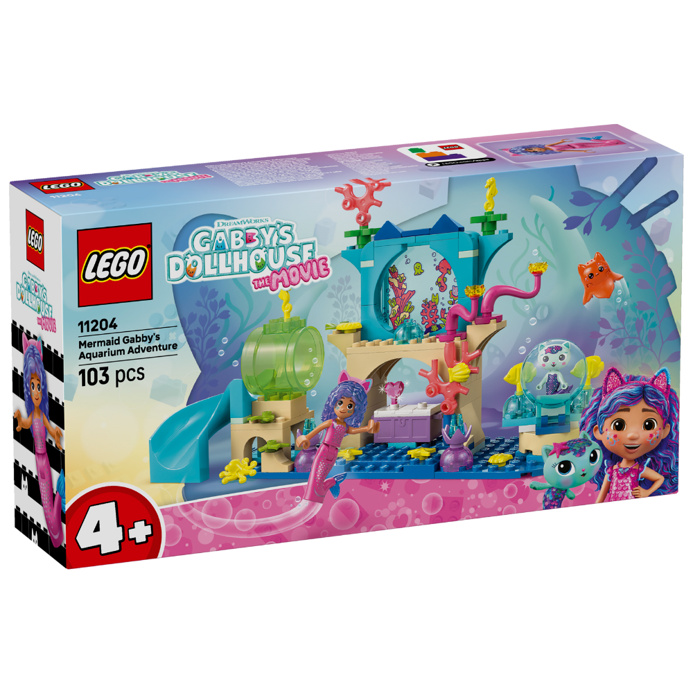 LEGO Gabbys Dollhouse: Mermaid Gabbys Aquarium Adventure (11204)