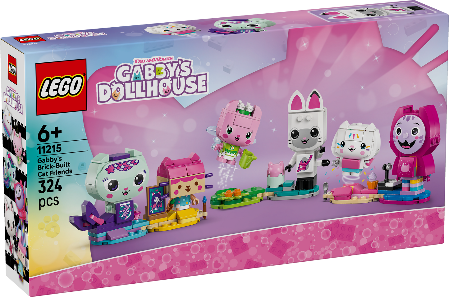 LEGO Gabbys Dollhouse: Gabbys Brick-Built Cat Friends (11215)