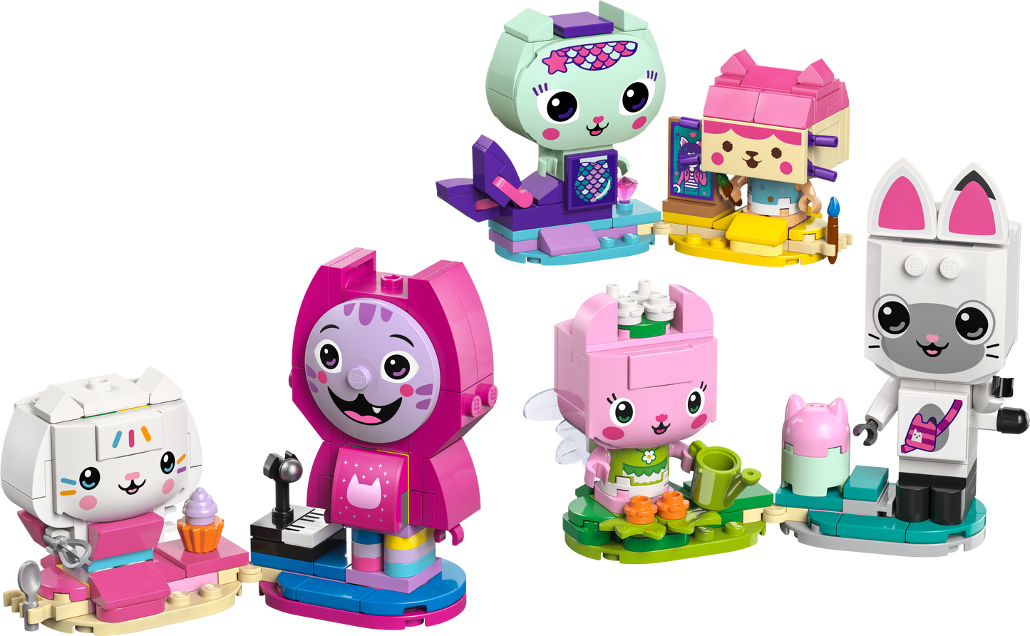 LEGO Gabbys Dollhouse: Gabbys Brick-Built Cat Friends (11215)