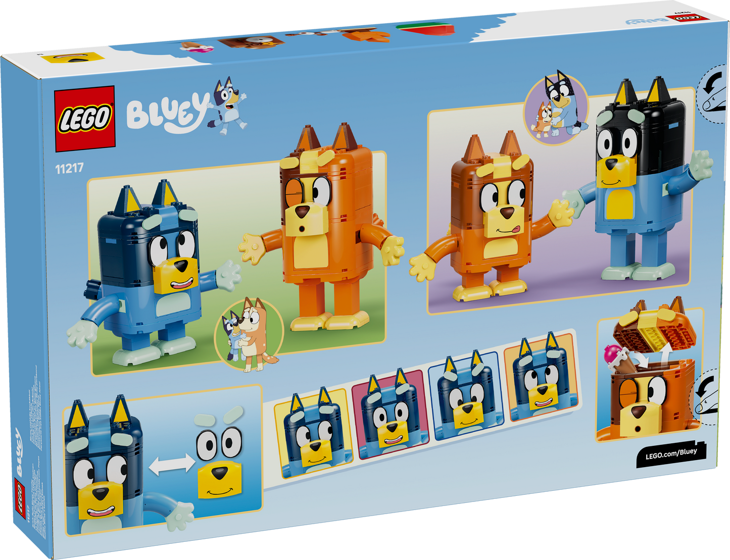 LEGO Bluey: Brick-Built Bluey Family (11217)