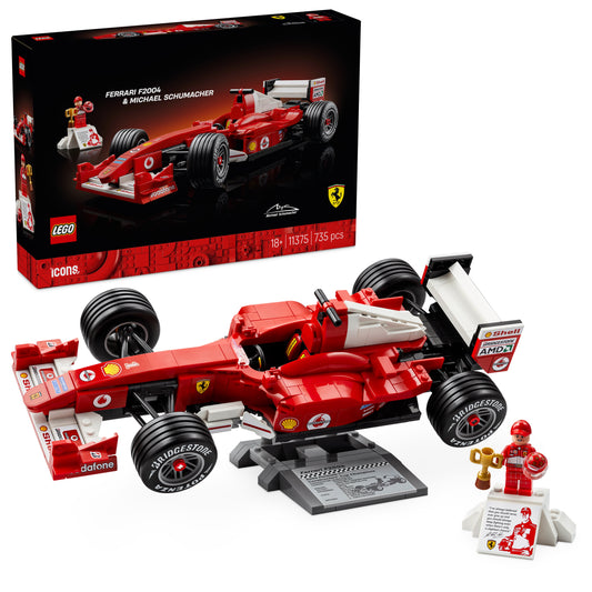 LEGO Icons: Ferrari F2004 and Michael Schumacher (11375)