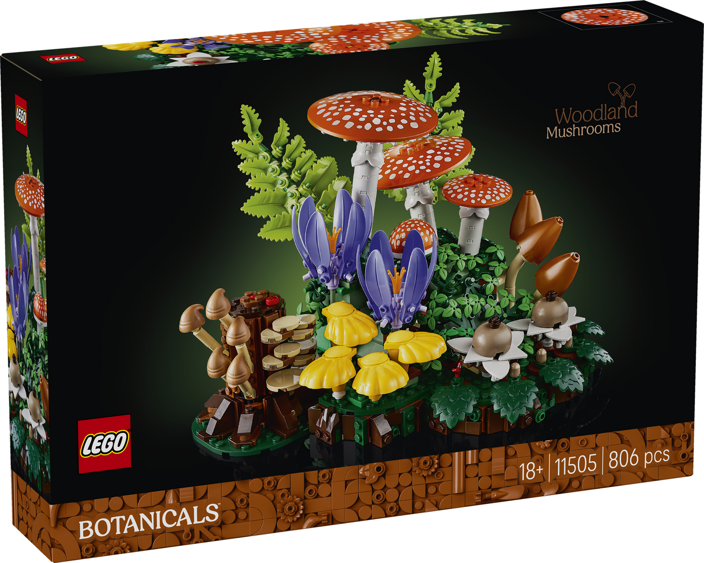LEGO Botanicals: Woodland Mushrooms (11505)