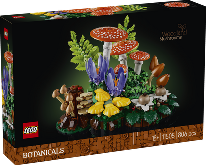 LEGO Botanicals: Woodland Mushrooms (11505)