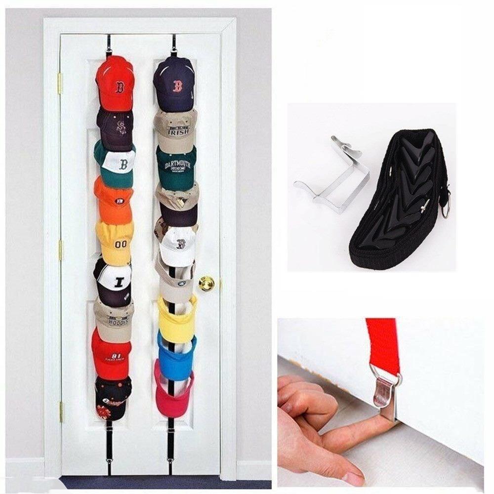 Baseball Cap Hat Holder Home Organizer Storage Door Closet Hanger Hat Organizer