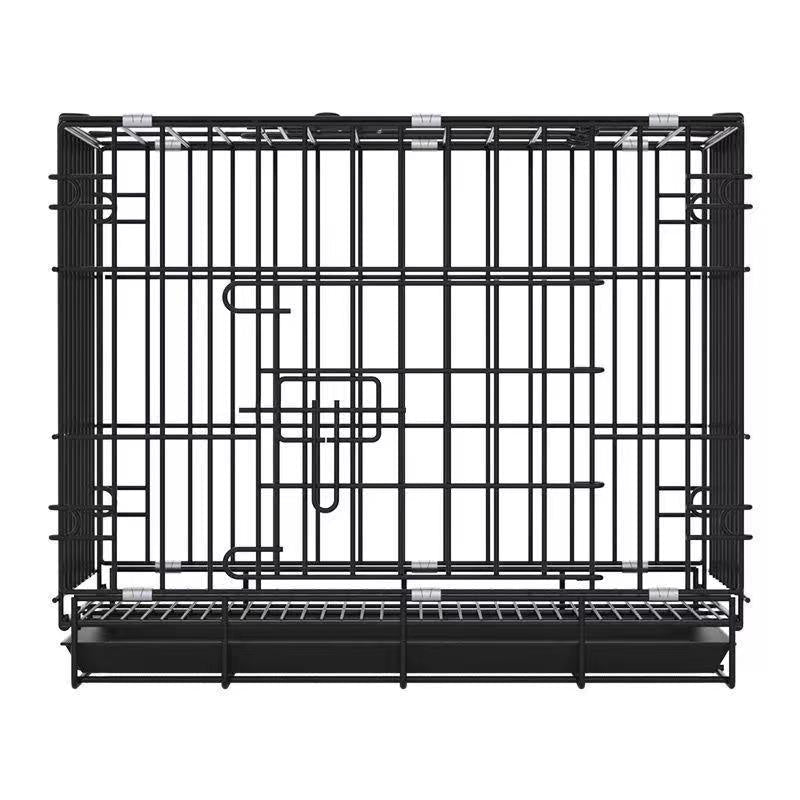 Foldable Pet Cage with Tray - Easy Clean & Portable Design