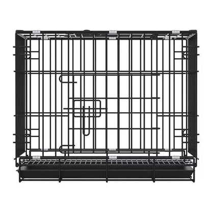 Foldable Pet Cage with Tray - Easy Clean & Portable Design
