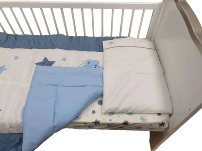 Sleep Tight Cot Bedding Set STARS & MOONS - Babyonline