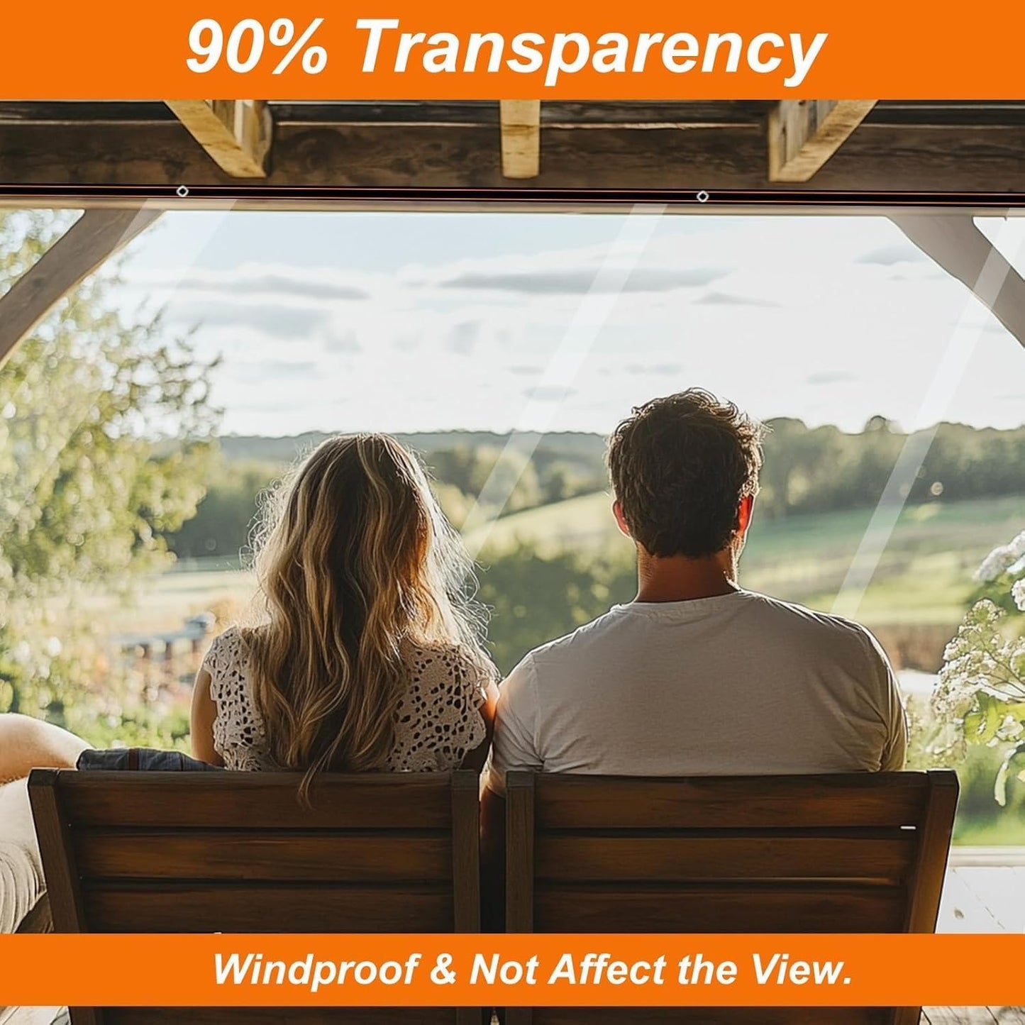 Waterproof Clear Tarpaulin 3MX4M