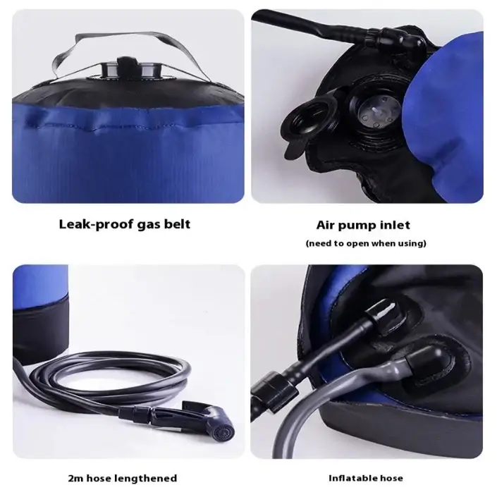 11L Portable Inflatable Camping Shower Bag
