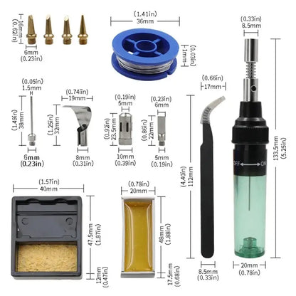 Portable Gas Soldering Iron Kit