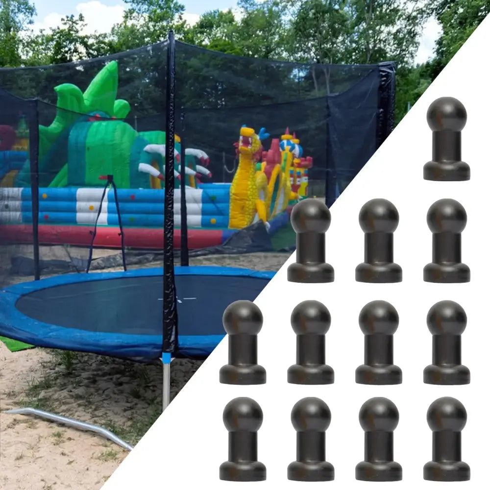 12 Piece Trampoline Enclosure Pole Caps