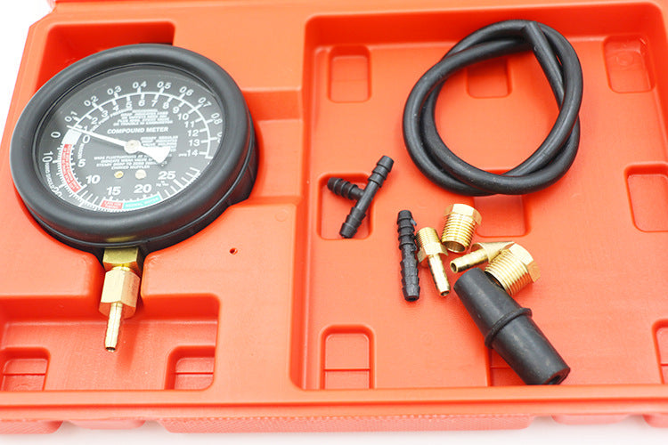 Fuel Pump Vacuum Gauge Pressure Tester Carburetor Valve Pressure Test Kit - salelink.co.nz