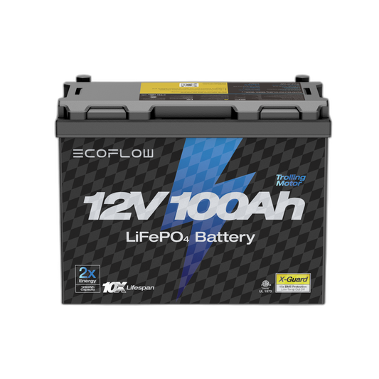 EcoFlow Lithium 12V 100Ah Deep Cycle LiFePO4 Battery