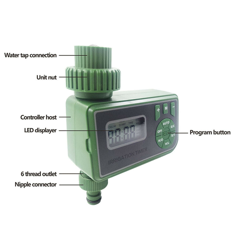 Automatic Water Timer Irrigation Controller Digital Watering Tap Timer Garden