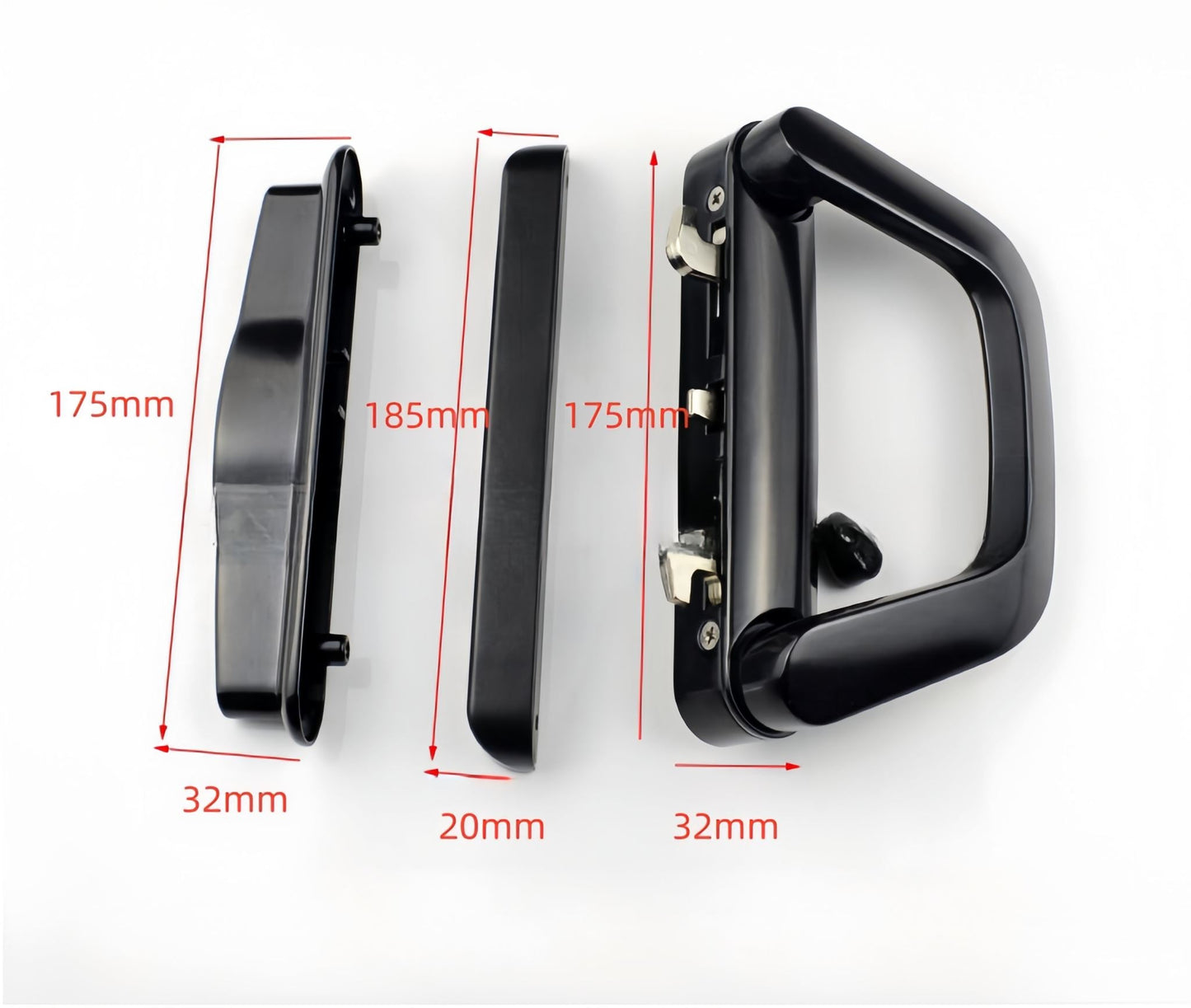 Patio Sliding Door Handle Set with Lock