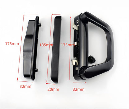 Patio Sliding Door Handle Set with Lock