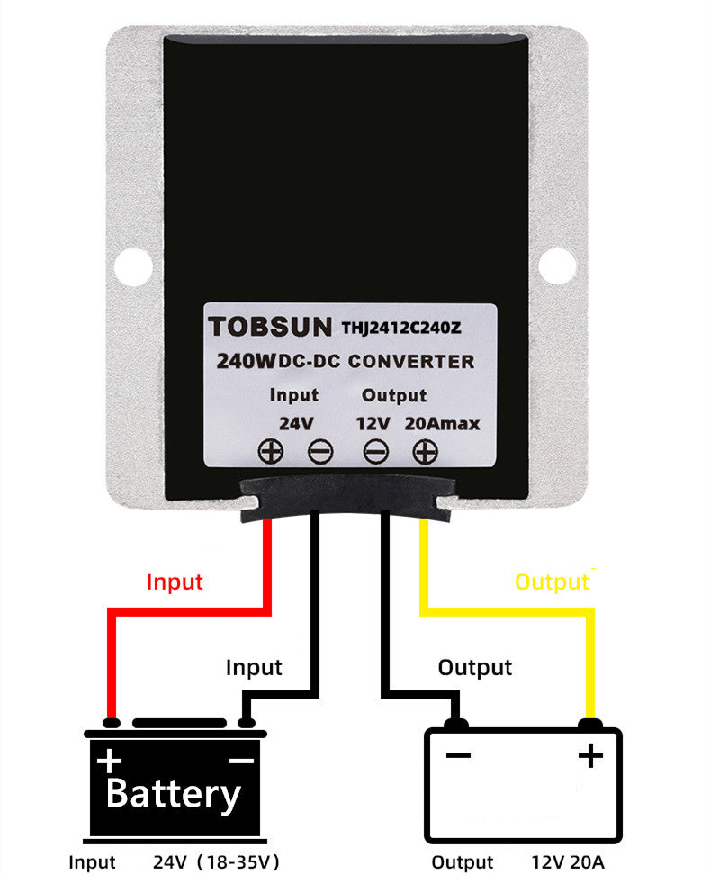 DC/DC Converter Regulator 24V Step Down To 12V 20A 240W