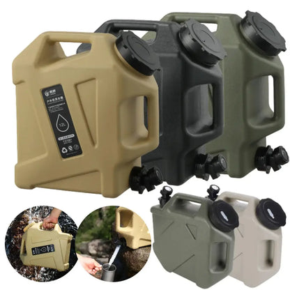 12L Portable Camping Water Bag with Faucet (3 colours available)