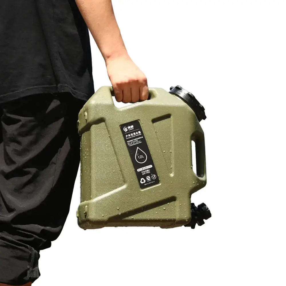 12L Portable Camping Water Bag with Faucet (3 colours available)