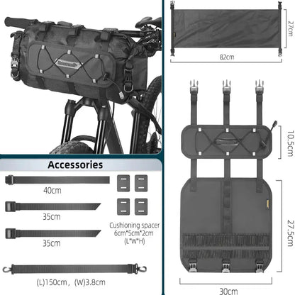 12L Waterproof Bike Handlebar Bag (different sets available)