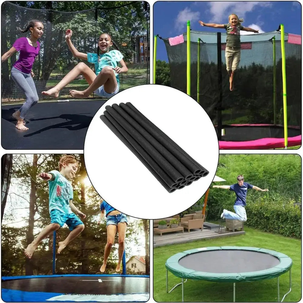 12 Piece Trampoline Pole Protector Foam Sleeves