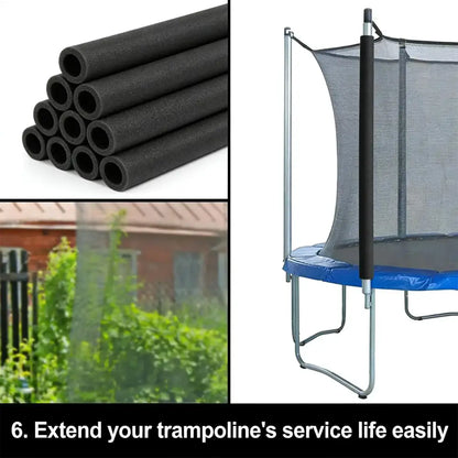 12 Piece Trampoline Pole Protector Foam Sleeves