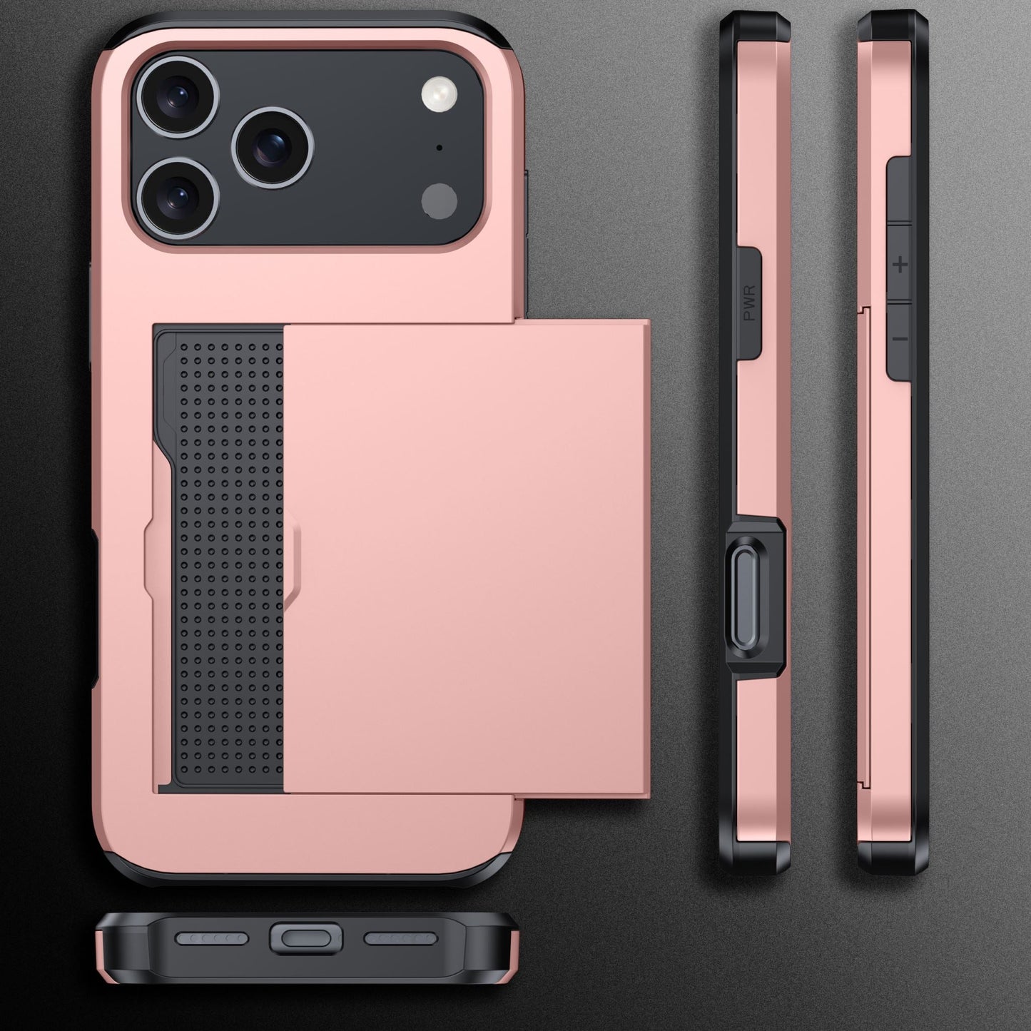 iPhone 17 Pro Max Case Card Slots Holder
